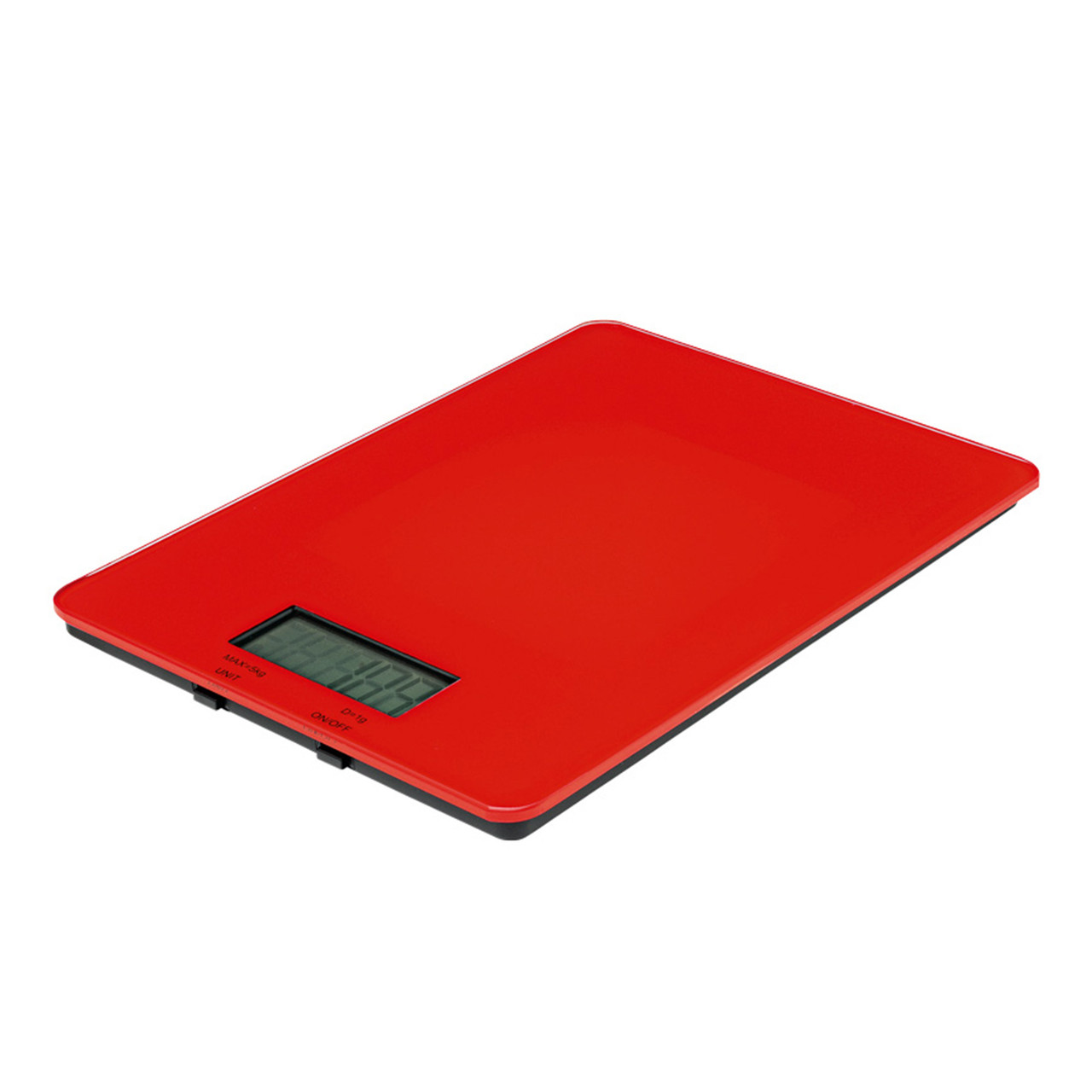 Digital Kitchen Scales 5.0kg Red