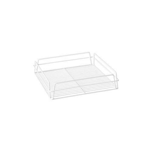 Glass Basket 355X355X65Mm White