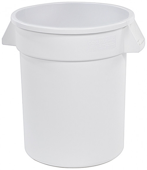 Bronco White Round Bin 75L