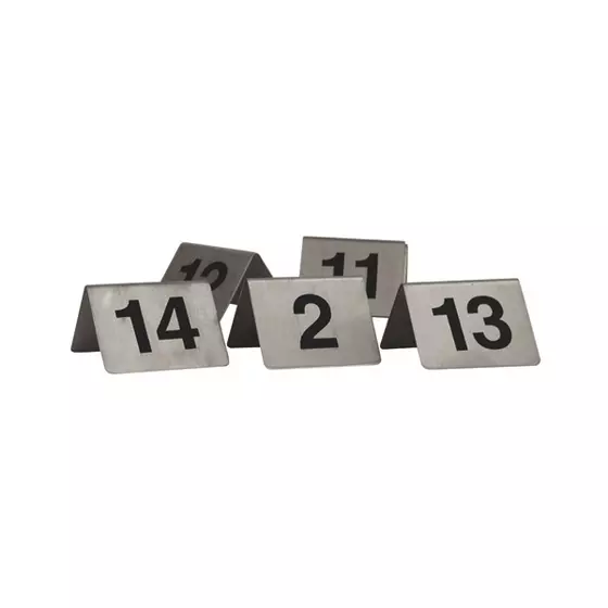 TABLE NUMBER-S|S | A-FRAME | 50x50mm | SET 31-40