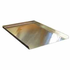 3 Sided Aluminium Trays Euronorm 600x400x25mm