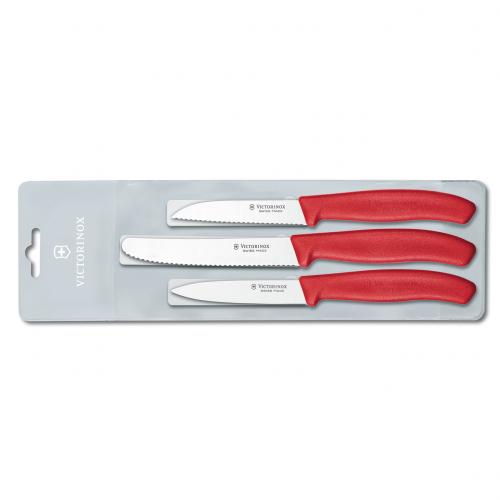 VICTORINOX SWISS CLASSIC Paring Knife Set 3 piece - Black
