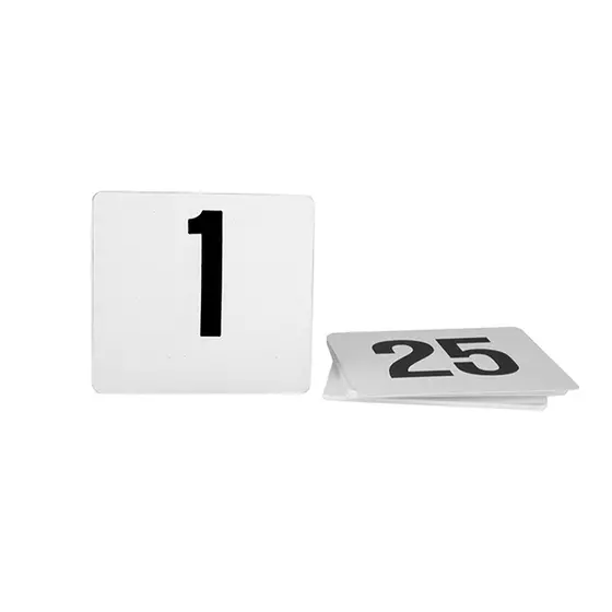 TABLE NUMBER-105x95mm | SET 1-25
