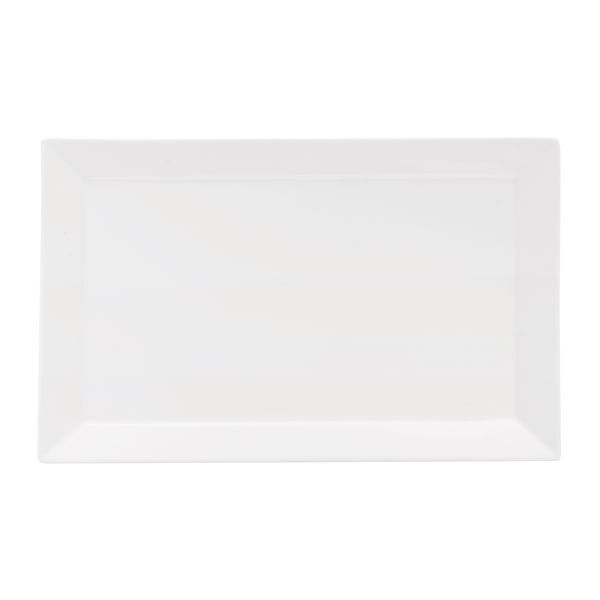 RECT FLAT NARROW RIM PLATTER-360x195mm