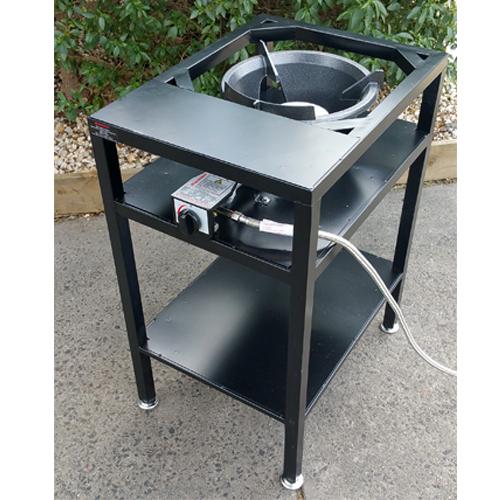 Auscrown High Pressure Burner LPG and Tall Steel  frame table