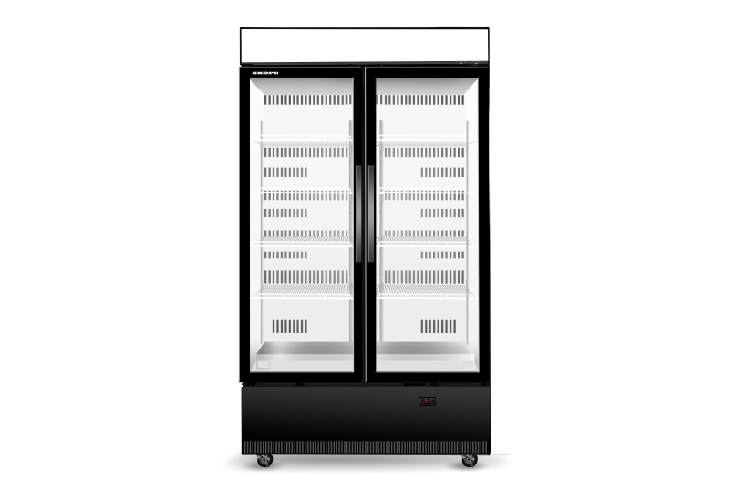 Skope EziCore Bottome Mount 2 door Chiller - Black