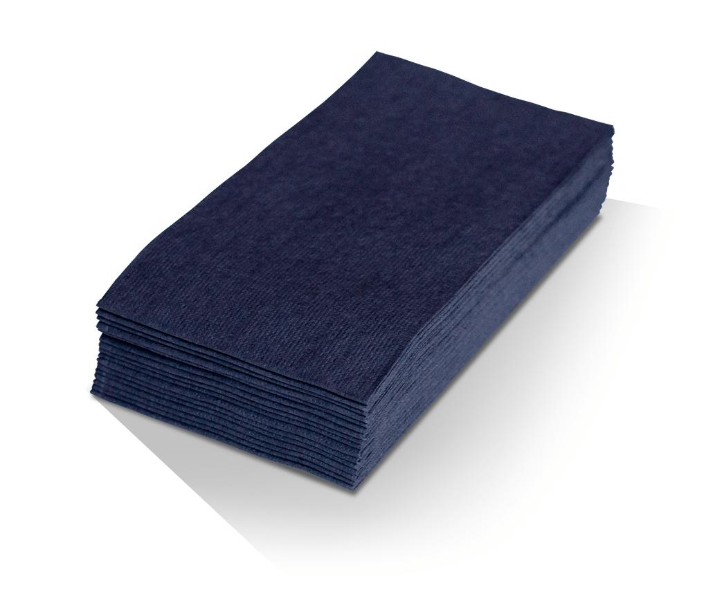 Black Quilted 2ply Dinner Napkin -1|8 GT Fold