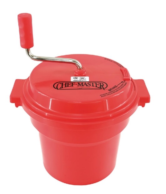 Chefmaster Small Salad Dryer 9.5Ltr with brake