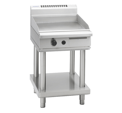 Waldorf LPG 600 Wide Griddle on Leg Stand