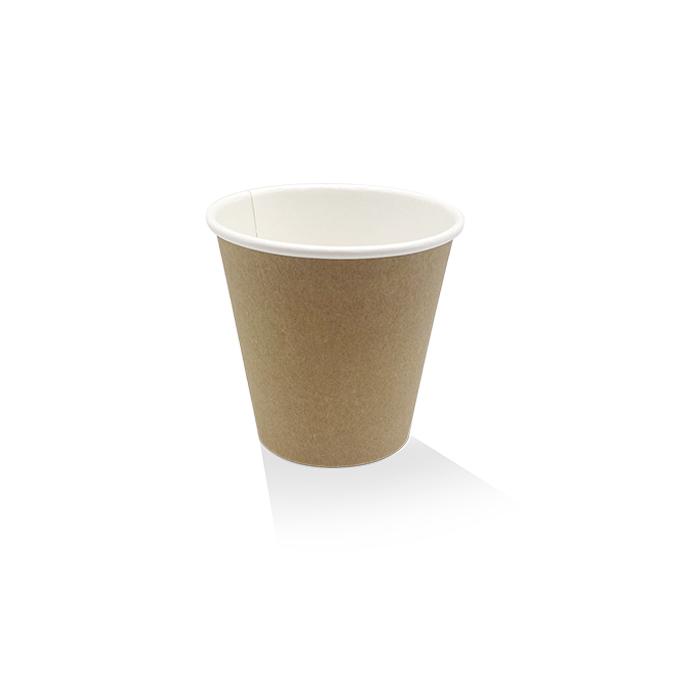 8 oz PE Coated SW Cup|Kraft Print 1000pc|ctn