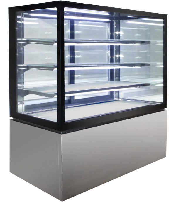 Anvil Square Glass 4 Tier Cold Display 900mm