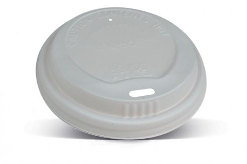 *8|12|16|20oz CPLA Hot|Cold Lid | White Sleeve of 50