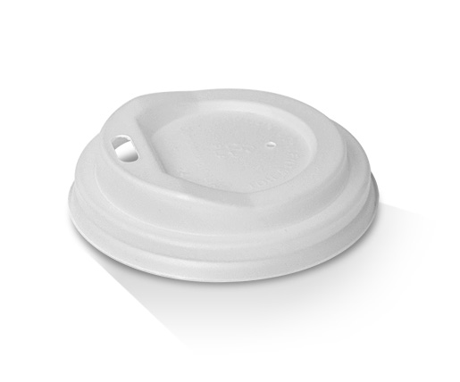 CPLA Lid White- 4 oz Hot Cold Sleeve of 50