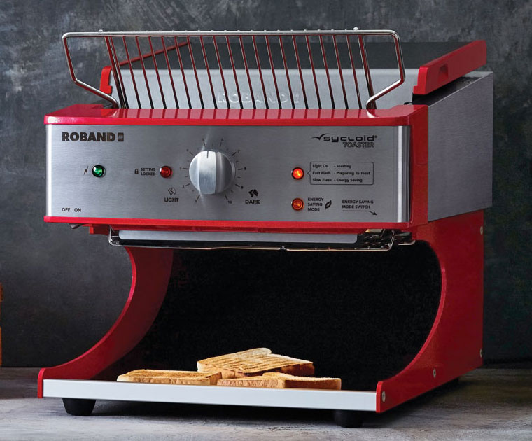 Roband Sycloid Toasters Red 500 Slices per Hr
