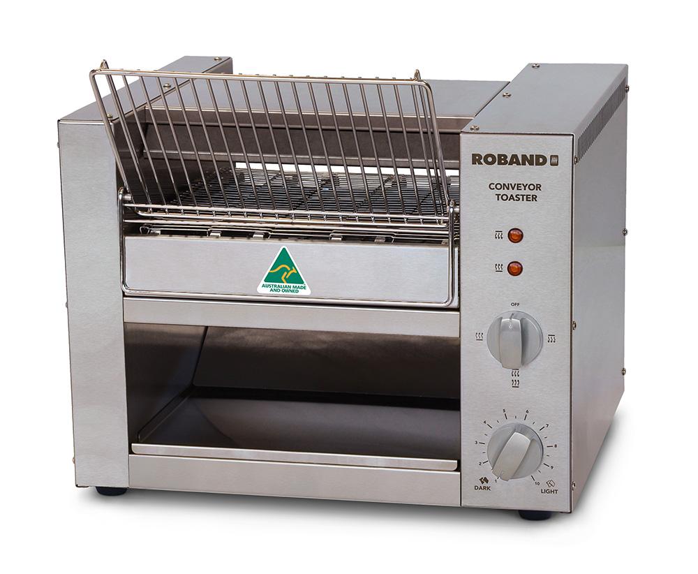 Roband Conveyor Toaster Silver Up to 300 slices per Hr