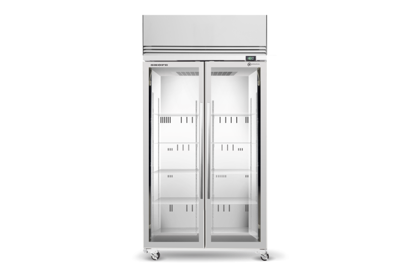 Skope ActiveCore 2 Glass Door Upright Display or Storage Freezer White