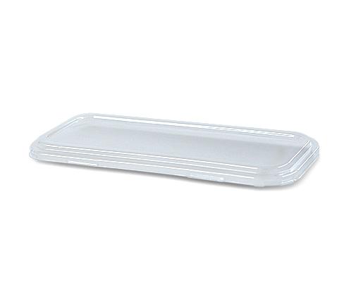 PET Lid for 2 3 Compartment Sugarcane Tray 400pc|ctn
