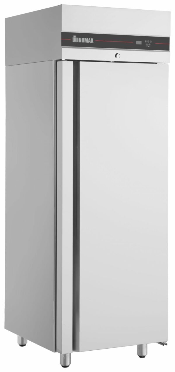 Inomak Upright Freezer Solid Door Stainless Steel