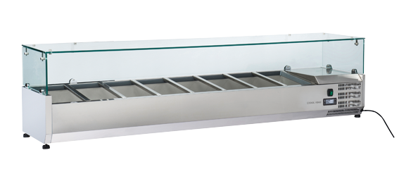 Anvil Refrigerated Glass Canopy Ingredient Unit 1500W