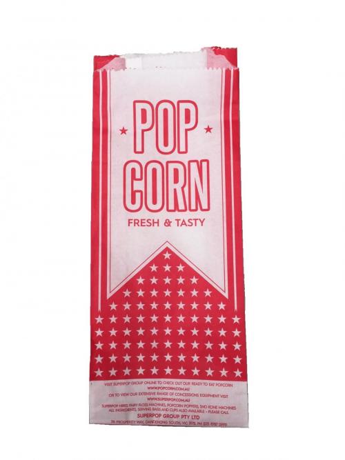 Popcorn Serving Bags Red | 500