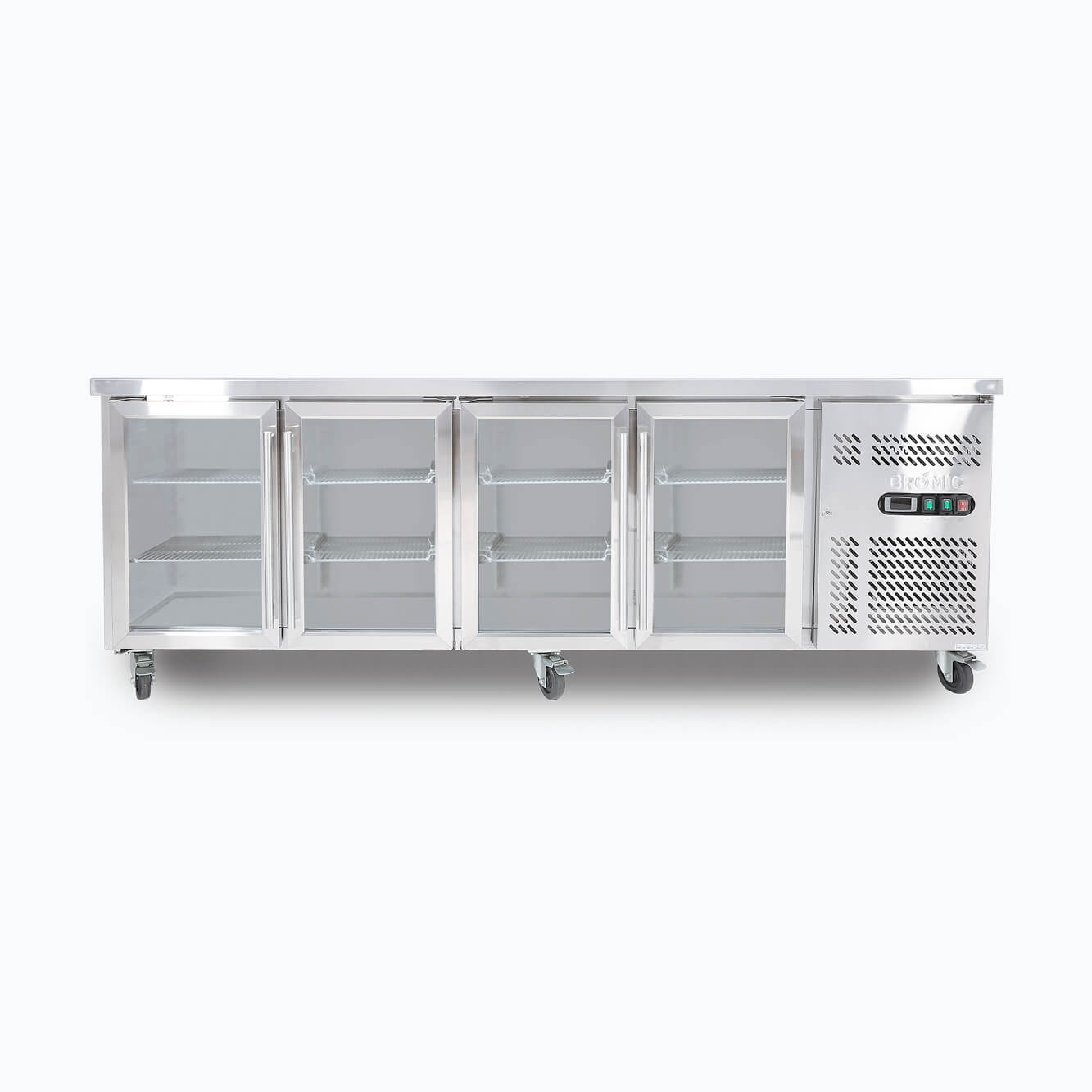 Bromic 4 Door underbench chiller Glass door
