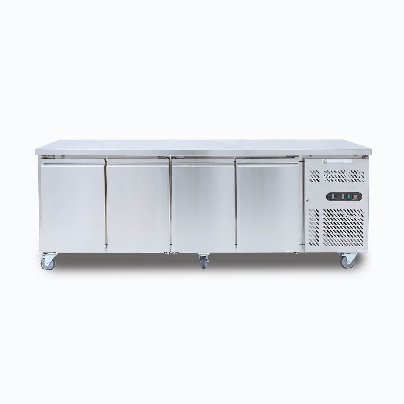 Bromic 4 door underbench chiller solid door