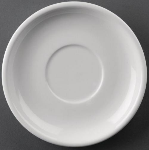 Olympia Athena Saucers 145mm For stacking & cappuccino cup (CC200 & CC201).