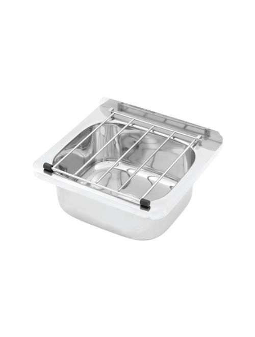 Cleaners Sink with Grate and Adjustable Legs