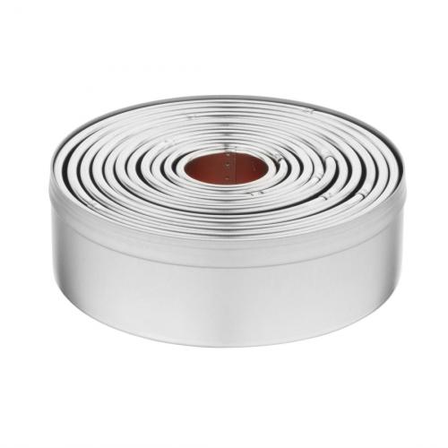Vogue Round Plain Pastry Cutter Set