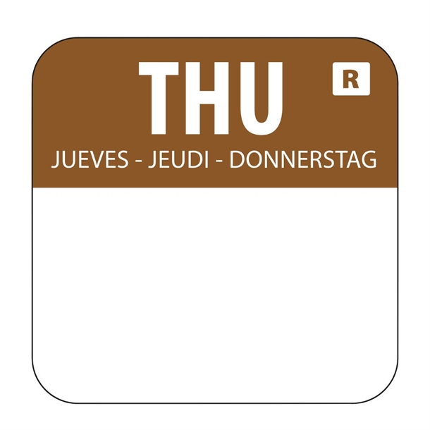 Vogue Colour coded food labels Thursday