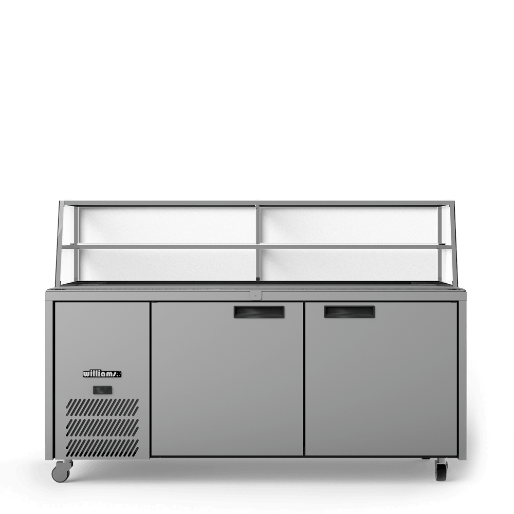 Williams Jade 2 Door Sandwich Prep with canopy