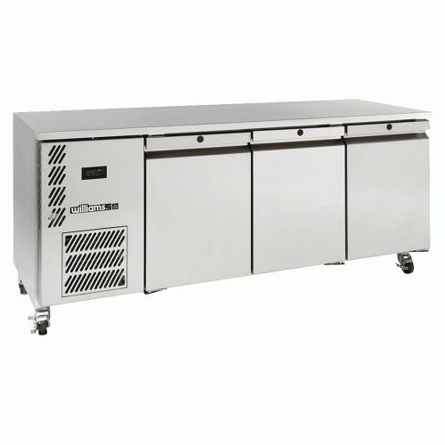Williams Opal food service counters - 3 Door Stainless Steel Finish