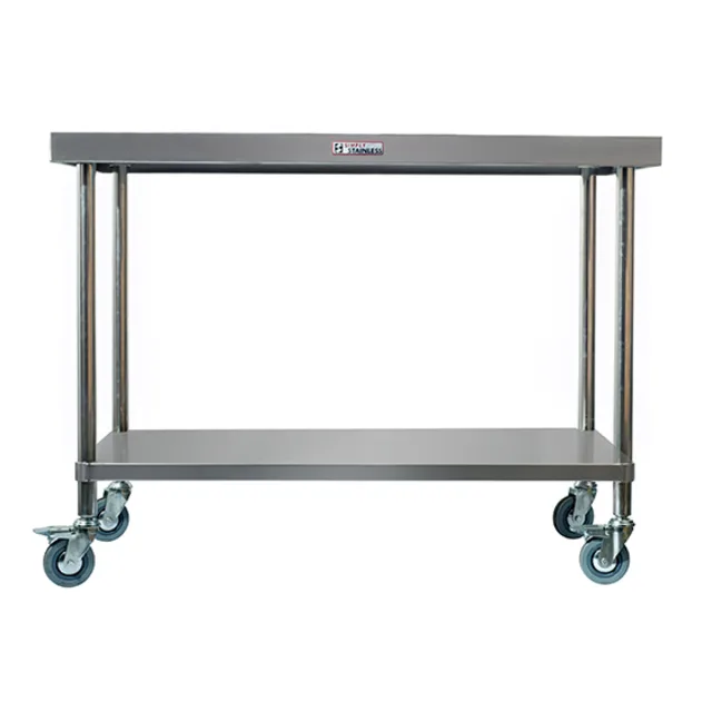 Simply Stainless Mobile Work Bench 600 x 600 x 900