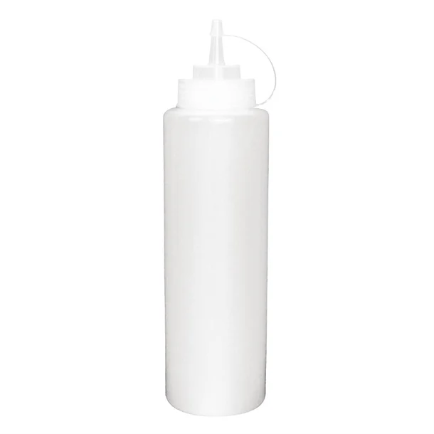 Vogue Clear Squeeze Sauce Bottle 681ml